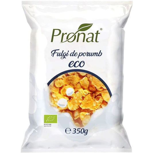 Fulgi de porumb Bio 350 g - Pronat Foil Pack - Cereale musli