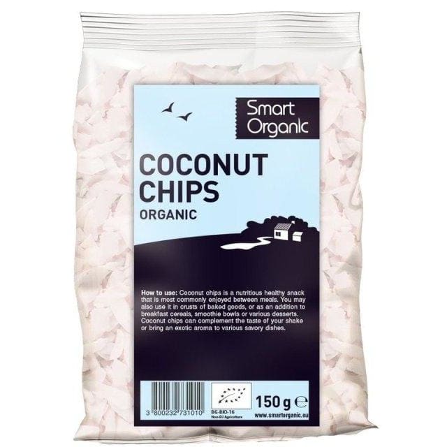 Fulgi raw de cocos eco 150g Smart Organic - Smart Organic -