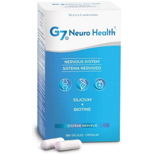 G7 Neuro Health® sistem nervos 120 capsule Silicium