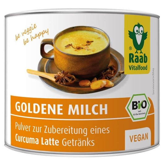 Golden Milk bio 70g (bautura instant cu turmeric) RAAB -