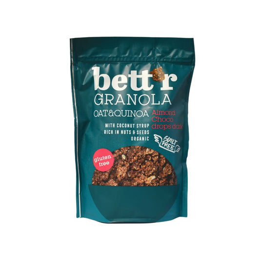 Granola cu migdale si ciocolata fara gluten eco 300g Bettr -