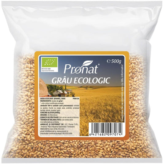 Grau Bio 500 gr - Pronat Foil Pack - Cereale musli si terci