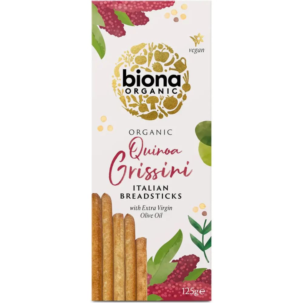 Grisine cu quinoa si ulei de masline bio 125g Biona - Biona
