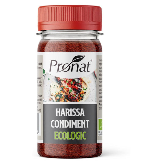 Harissa condiment BIO 50 g - Pronat Pet Pack - Mirodenii