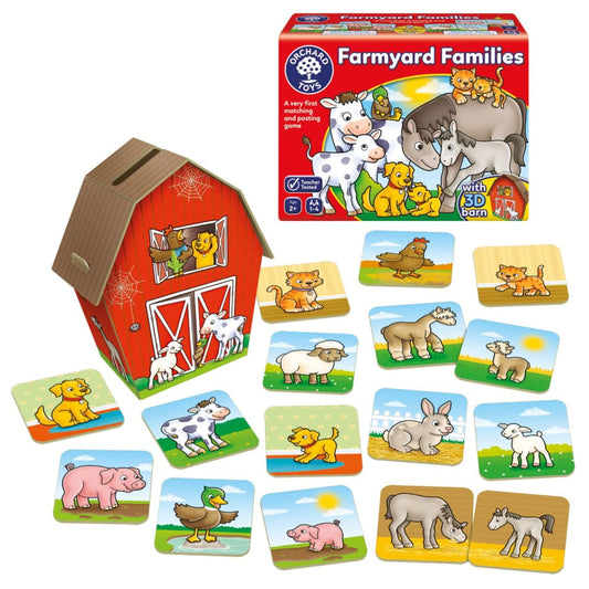 Joc educativ Familii de la Ferma FARMYARD FAMILIES - Orchard