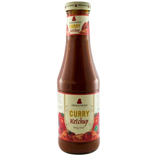 Ketchup BIO curry din piure de rosii 500 ml ZWERGENWIESE -