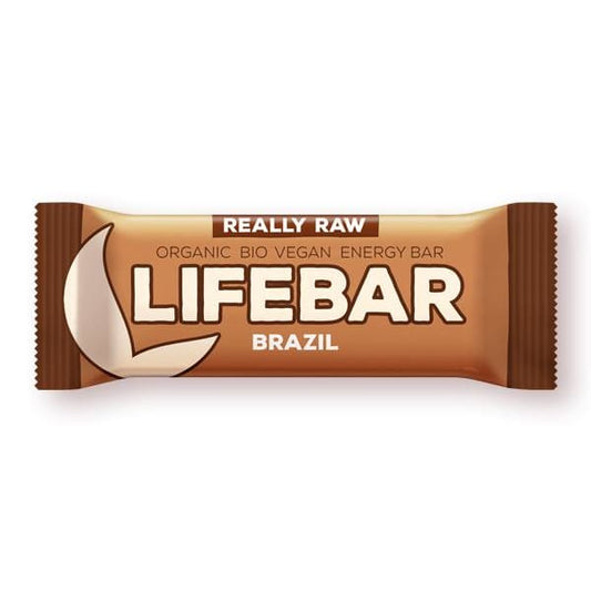 Lifebar baton cu nuci braziliene raw eco 47g - Lifebar -