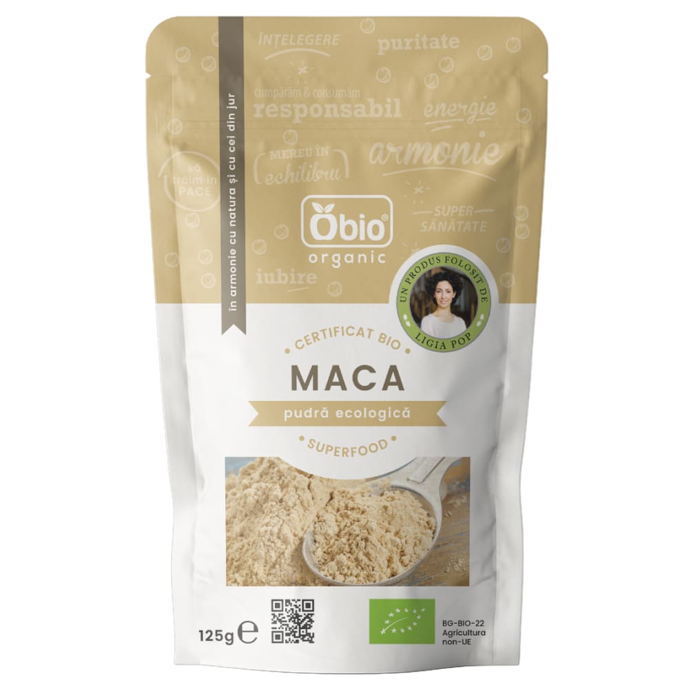 Maca pudra eco 125g OBIO - Obio - Superalimente si