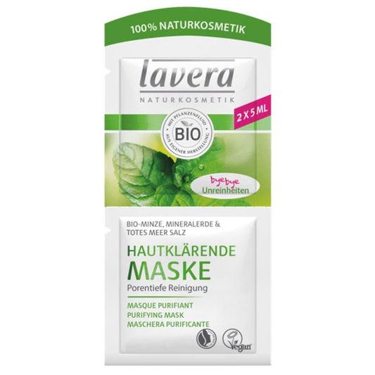 Masca bio purificatoare pentru piele 2x5ml Lavera - Lavera &