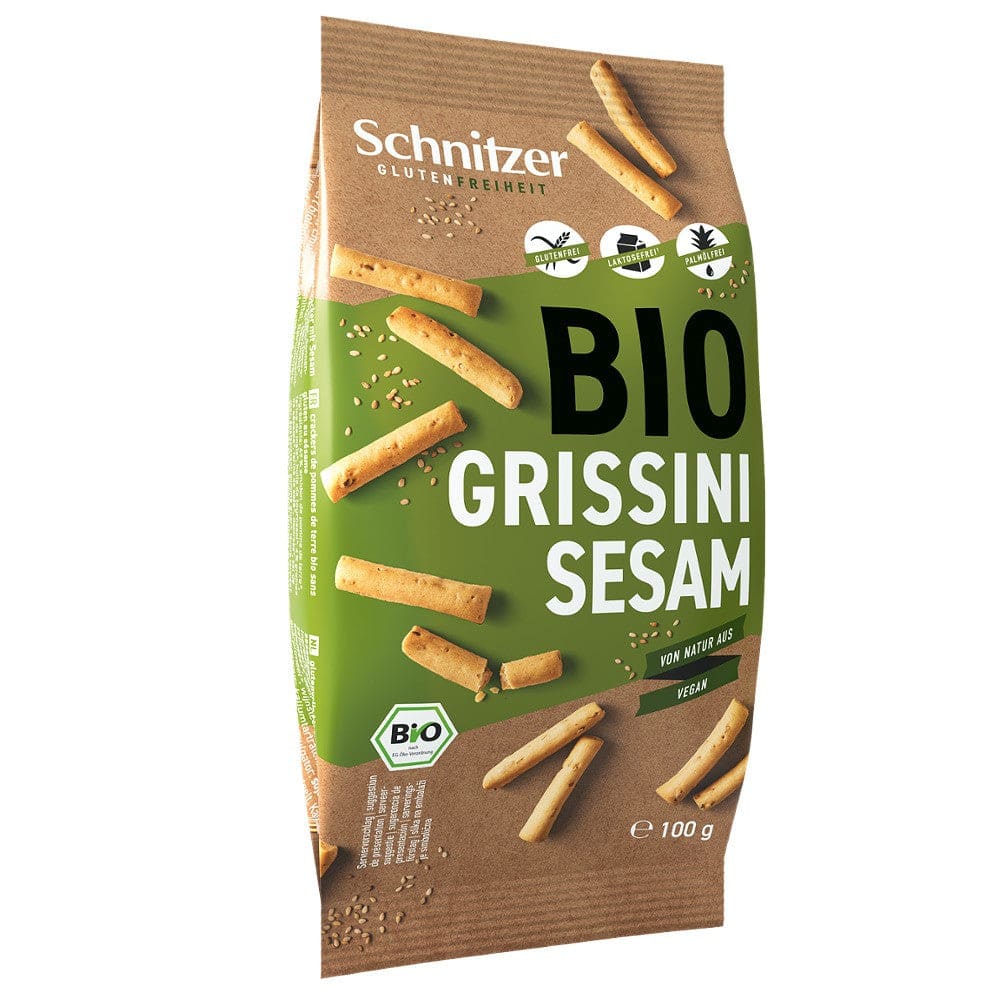 Mini grisine cu susan FARA GLUTEN 100g - Schnitzer - Batoane