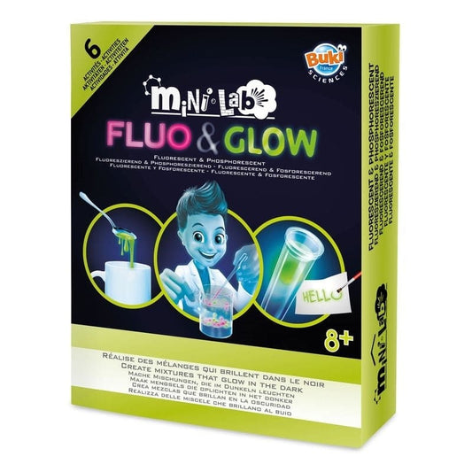 Mini - laboratorul Fluo Glow - Buki France - Jucarii +8 Ani