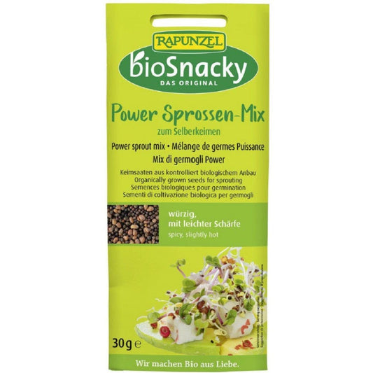 Mix de seminte bio Power pentru germinat 30g - BioSnacky