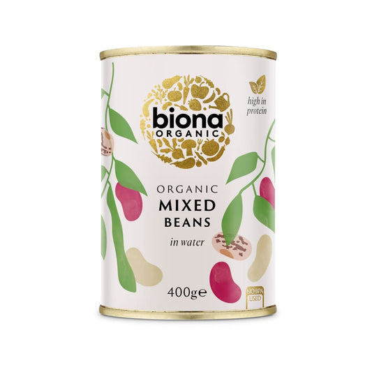 Mix din 3 tipuri de fasole boabe eco 400g Biona - Biona -