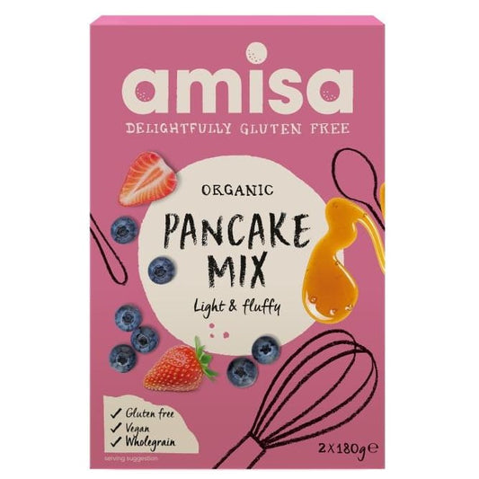 Mix pentru clatite fara gluten eco 2x180g Amisa - Amisa -