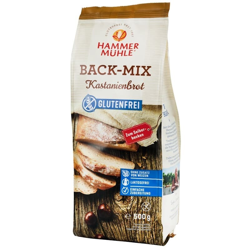 Mix pentru paine cu faina de castane 500 g HAMMER MUHLE