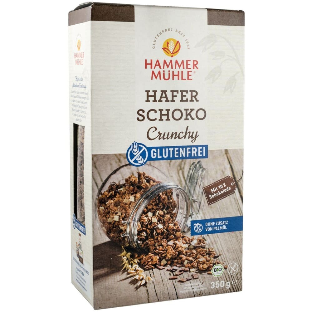 MUSLI BIO CROCANT DIN OVAZ CU CIOCOLATA 350G HAMMER MUHLE