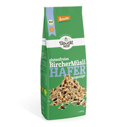 Musli Bircher cu ovaz FARA GLUTEN 450g - BauckHof - Cereale