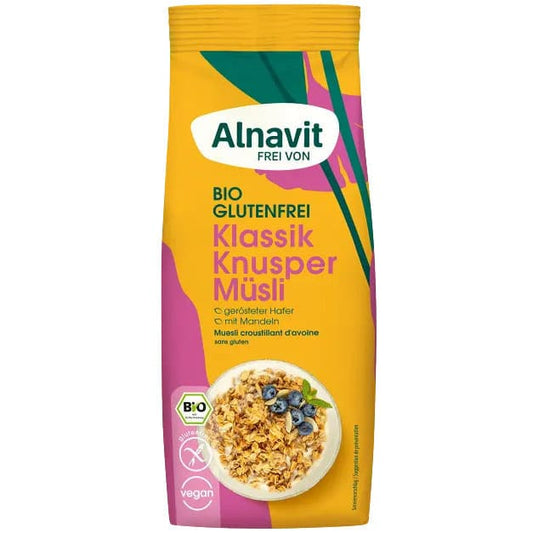 Musli crocant clasic fara gluten bio 350g Alnavit - Alnavit