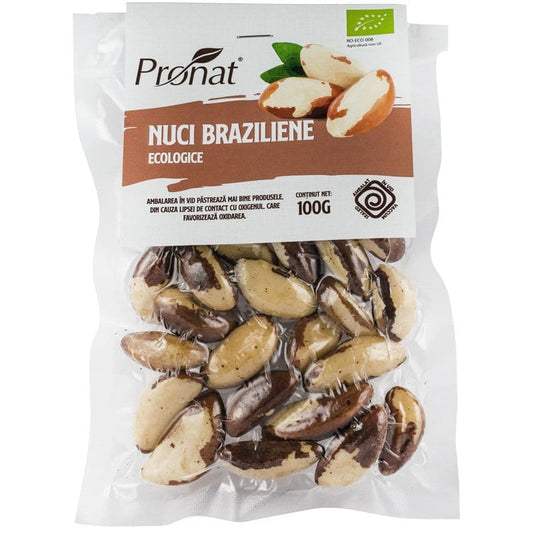 Nuci braziliene Bio 100 g - Pronat Foil Pack - Nuci seminte
