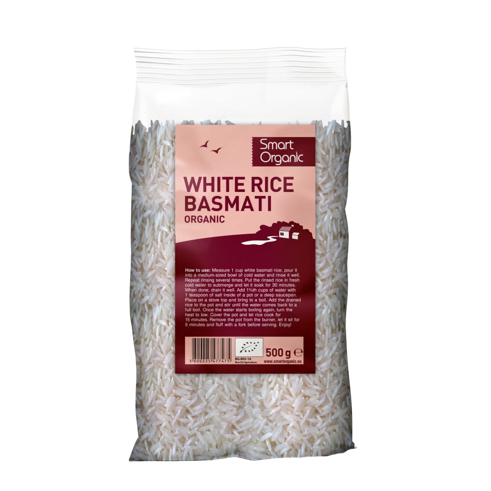 Orez basmati alb eco 500g Smart Organic - Smart Organic -