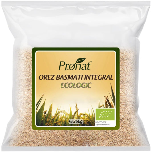 Orez integral Basmati Bio 350 g - Pronat Foil Pack - Orez