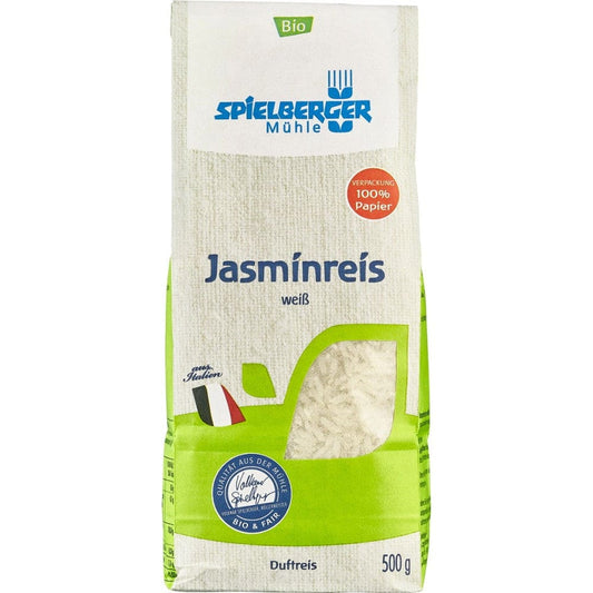 Orez Jasmin alb ecologic 500g - Spielberger - Orez gris