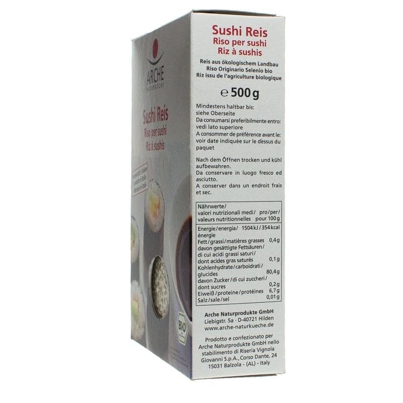 Orez pentru sushi bio 500 g Arche - ARCHE NATURKUCHE - Asia