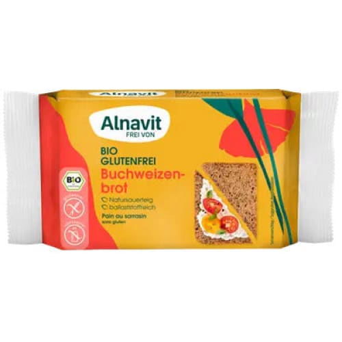 Paine cu hrisca fara gluten bio 250g Alnavit - Alnavit