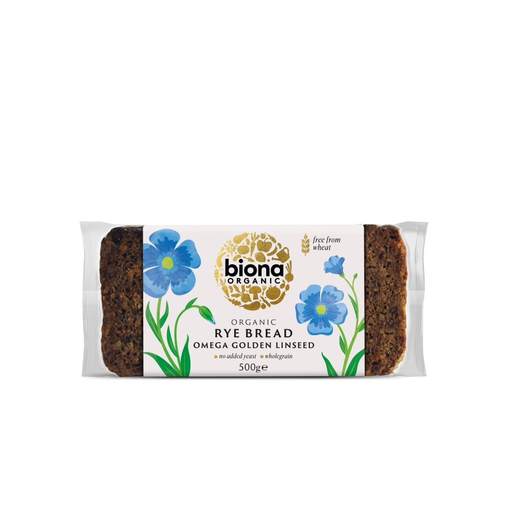 Paine integrala de secara cu seminte de in eco 500g Biona -