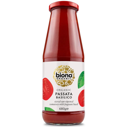 Pasatta cu busuioc bio 680g Biona - Biona