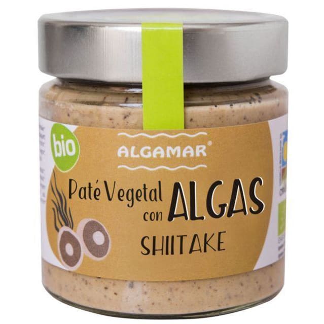 Pate vegetal cu alge si ciuperci shiitake eco 180g Algamar -