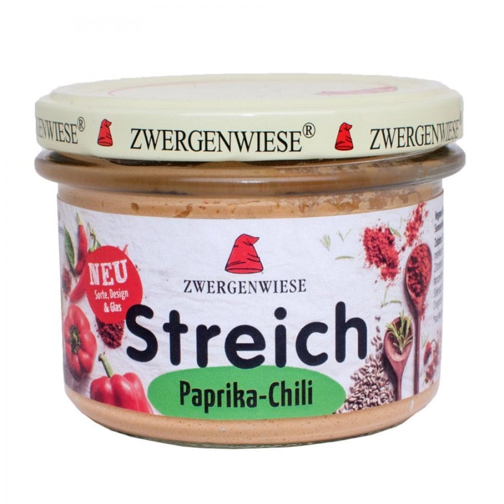 Pate vegetal cu ardei si chilli 180g - Zwergenwiese -