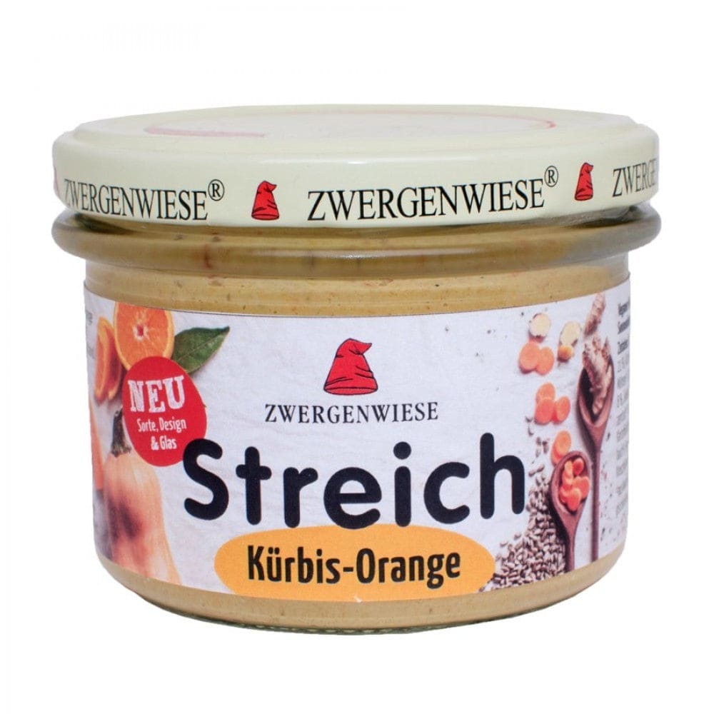 Pate vegetal de dovleac cu portocala 180g - Zwergenwiese -