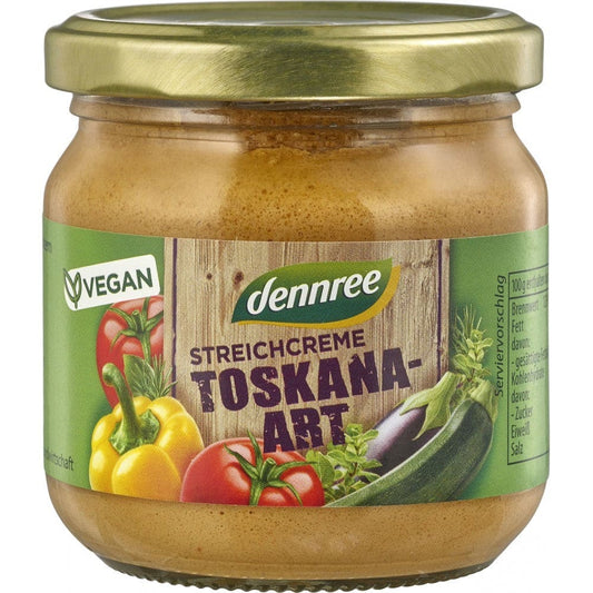 Pate vegetal ecologic Toskana 180g - Dennree - Tartinabile