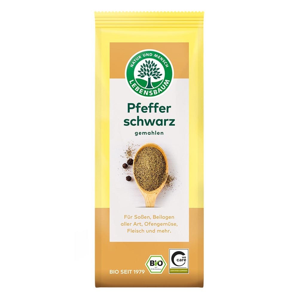 Piper negru macinat ecologic 50g - Lebensbaum - Mirodenii