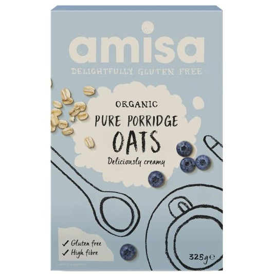 Porridge din ovaz fara gluten eco 325g AMISA - Amisa -