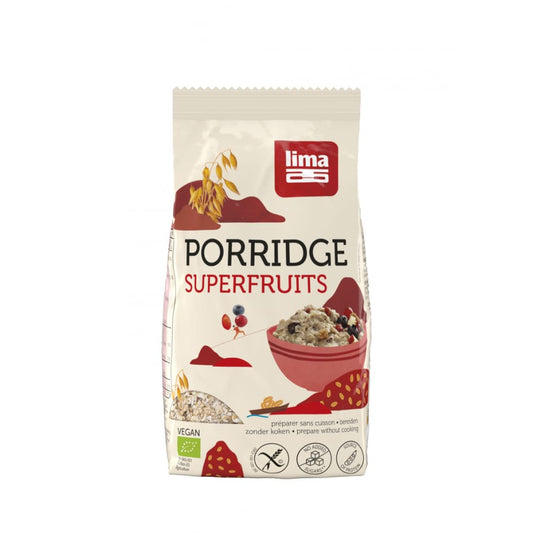 Porridge Express cu superfructe fara gluten bio 350g Lima -