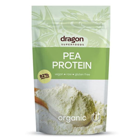 Pudra proteica din mazare eco 200g (Dragon Superfoods) -