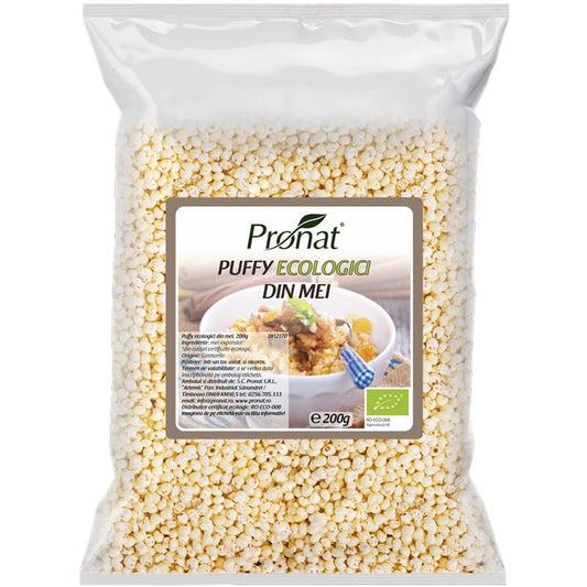 Puffy Bio din mei expandat natur 200 g - Pronat Foil Pack -