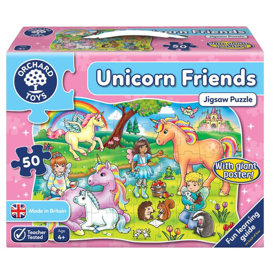 Puzzle Prietenii Unicornului UNICORN FRIENDS - Orchard Toys