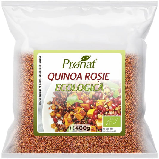 Quinoa rosie Bio 400 g - Pronat Foil Pack - Leguminoase