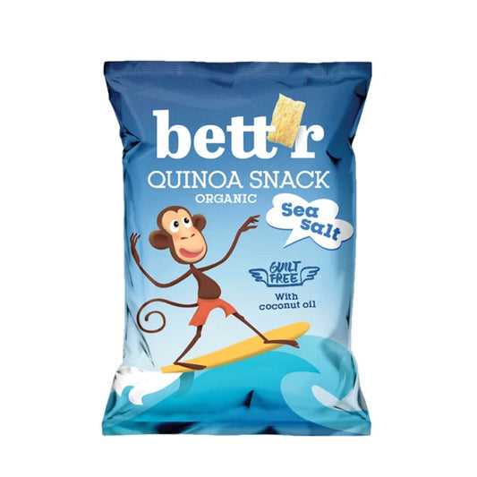 Quinoa snack cu sare bio 50g Bettr - Bettr - Cereale musli