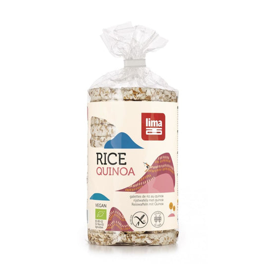 Rondele de orez expandat cu quinoa eco 100g Lima - Lima -