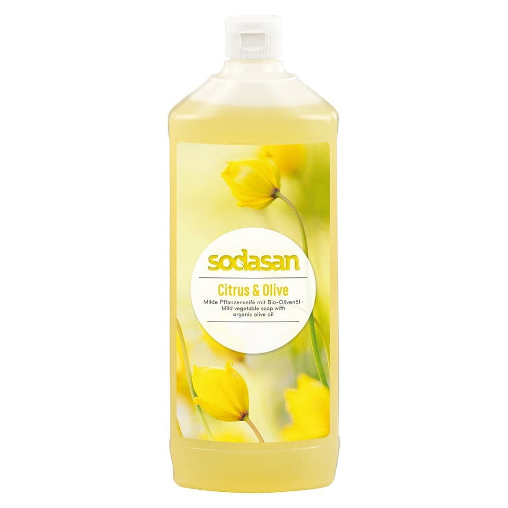 Sapun lichid gel de dus bio citrice masline 1L SODASAN -