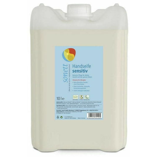 Sapun lichid - gel de dus ecologic SENSITIVE 10 L Sonett -