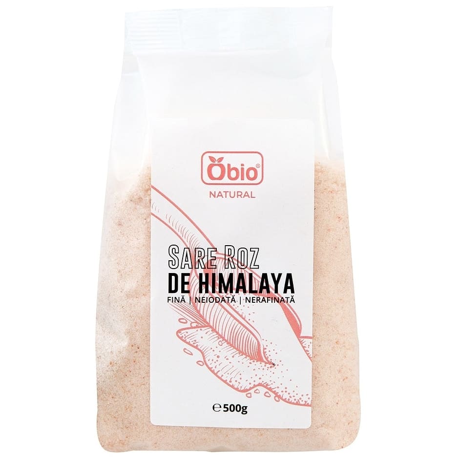 Sare roz de Himalaya fina 500g Obio - Obio