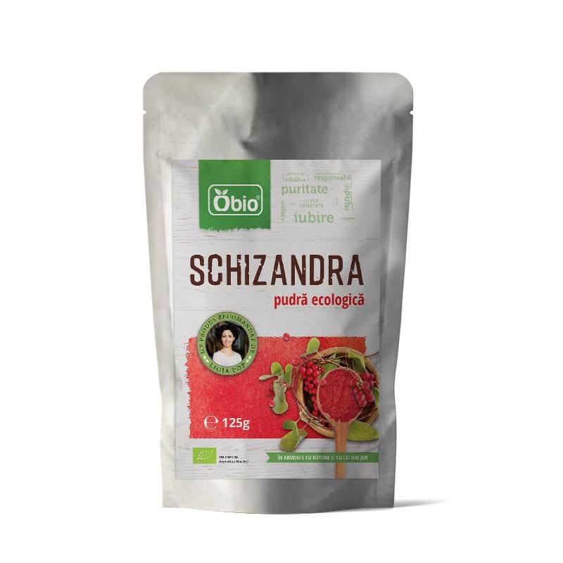 Schizandra pulbere raw eco 125g OBIO - Obio - Superalimente