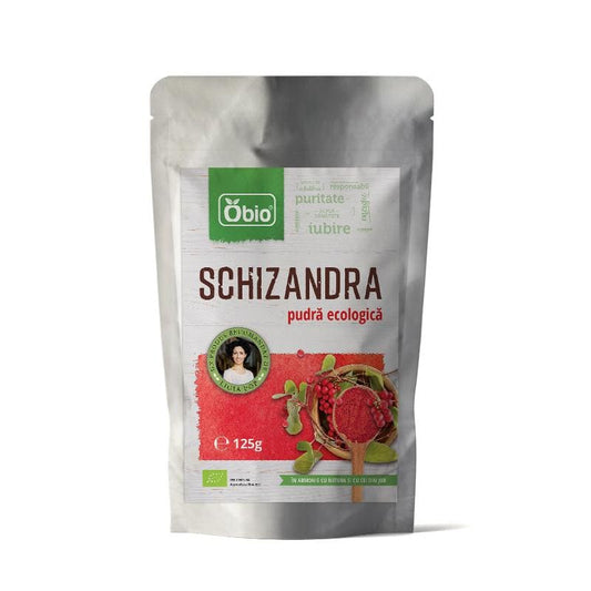 Schizandra pulbere raw eco 125g OBIO - Obio - Superalimente