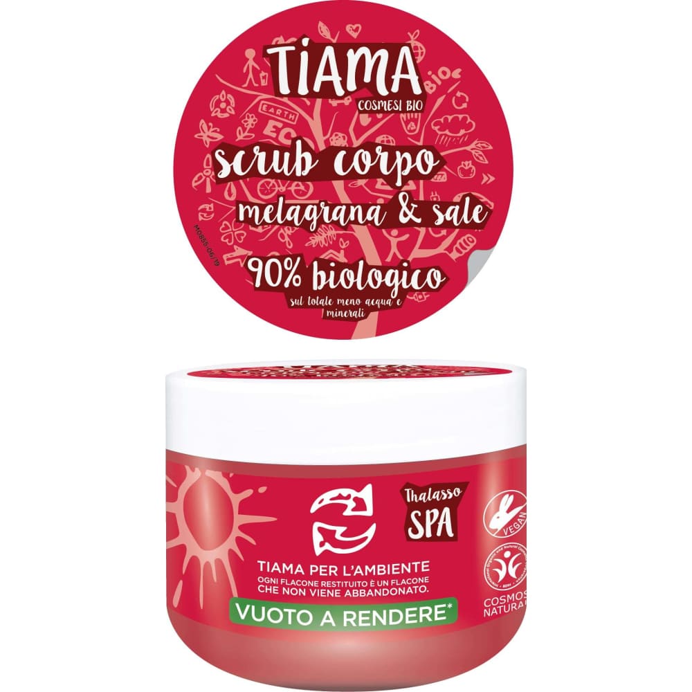 Scrub pentru corp cu rodie si sare bio 250ml Tiama - Tiama -