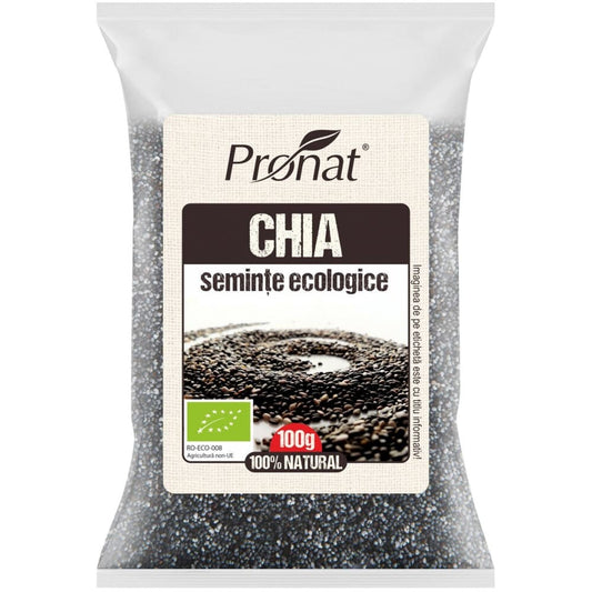Seminte de Chia bio 100 g - Pronat Foil Pack - Nuci seminte